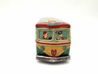 Vintage Kot Japan Melody Car Tin Litho Friction Bus 9    Works Open Rear Deck