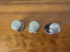 Vintage Navajo Sterling   Abalone   Mother Of  Pearl Thimbles