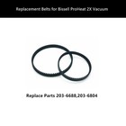 Replacement Belts For Bissell Proheat 2x Vacuum compatible With Models 1383r    