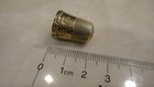 Estate Vintage Engraved Script  lulu  Solid 14k Yellow Gold Thimble Very Cool 