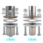 1 75  -2 5  id Quick Fix Exhaust Spring Bolt Flange Repair Pipe Kit 2 3 Bolts