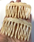 10 193 Vintage Combs  Carved Celluloid  France