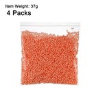 4 Packs 0 1  Orange Polystyrene Foam Beads Ball For Diy Crafts  Fillings