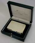 Heavy 85g Quality Cased Solid Sterling Silver Box 2004 Gallagher Mint