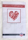 Fat Quarter Shop Quilt Kit Stitches From The Heart 35  X 35  W fabric Open Pkg
