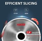 7 5  Electric Meat Slicer Machine For Home  With Stainless Steel Blade  180 W
