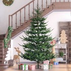 7 5ft Artificial Christmas Tree Pine Hinged Xmas Tree With 1218 Realistic Branch