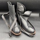 Emma Robert   s Scream Queens Worn Leather Boots Size 6 Coa