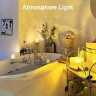 Corded Ocean Wave Projector Northern Night Light Led Party Lamp Remote 16 Colors