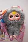 Miniso Baby Three Fairy Tale Kindergarten Plush Keychain - Gray Wolf  scented 