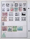 Mint And Used Chile Postage Stamps On Harris Album Page 1941-1972