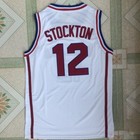Retro Vintage John Stockton  12 Gonzaga  12 Basketball Jersey Stitched