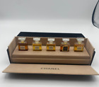 Rare Boxed Set Chanel Fragrance Wardrobe 5 Mini sample Size Perfumes
