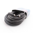 Leviton Black 100  Coaxial Video Cable Rg59 Plugs 75-ohm F-type Wire C5851-ce