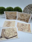 Walt Disney Gallery Snow White Sketches 10 Notecards Boxed 1994 Germany