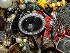 Junk Drawer Lot 2lbs Broken Vtg-now Jewelry  Crafts Repairs  bottom Of The Box 