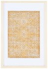Home Collection Renaldi Gold 16 X 25-inch Boho Wood Framed Textile Wall Art F   