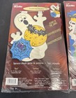 Lot 2 Bucilla Jeweled Wall Hanging Kits Haunted House Ghost Glow In Dark
