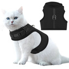 Walking Cat Pet Harness Breathable Mesh Jacket Adjustable Kitten Reflective Vest