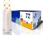 Shabbat Candles - Traditional Shabbos Candles - 3 Hour - 72 Candles