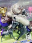 Grand Champions Saddlebred Family Grey Horse Figure Set