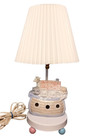 Vtg Noahs Ark Baby Childrens Nursery Ceramic Lamp   Night Light 3 Way Switch Euc