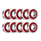 10 Pcs Flanged Ball Bearings Id 5 8 X Od 1-3 8 Applicable For Lawn Mowe New