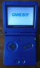 Nintendo Game Boy Advance Sp Cobalt Blue Ags-001  with 4 Games 