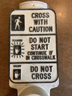 Cast Aluminum Pedestrian Push Button Crosswalk Sign Signal