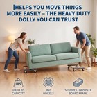Heavy Duty Furniture Dolly 2-pack  Moving Dolly With Swivel Wheels 1000 Lbs Load