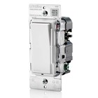 Leviton Decora 600-watt Single-pole 3-way Universal Rocker Slide Dimmer  White