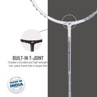 Yonex Badminton Racquet Astrox Attack 9 Pre-strung Racquet Pearl White