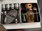 Vintage Original Trav L Bar By Ever Wear Portable Tracer Cocktail Bar Set W 6 Cu