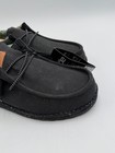 Hey Dude Wally Washed Canvas Men s New Slip On Casual Shoe Black Multiple Sizes