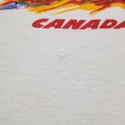 Vintage Kindersley Canada Rcmp Graphic White Souvenir Tshirt Xs s Baby Tee