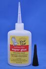 Super Glue Industrial Grade Bonding Adhesive Cyanoacrylate- 2oz New