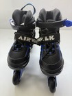 Airwalk Kids Youth Adjustable Inline Skates Abec-5 Bearing Blue  1-4  Never Used