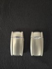 Mercedes Vintage Refillable Silver Lighters  lot Of 2 