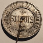 Very Rare   1903 St  Louis Worlds Fair Missouri Central City Exposition 1904 Pin