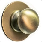 Brushed Antique Brass Large Set Of 8 Cabinet Pulls