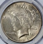 1926 Peace Silver  1 Dollar Pcgs Ms 64