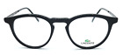 Lacoste - L2872 001 49 20 145 - Black  - New Authentic Men Eyeglasses