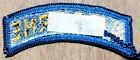 Us Army Special Airborne Tab Arc Rocker Ssi Patch Color Dress Teal   Gold Vtg 