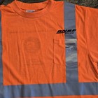 Bnsf Railroad High Visibility Safety Shirt Orange Size L Class 2 Powder River