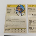Vtg 1995 Games Workshop Warhammer Quest Elf Warrior  W  Cards   Counter