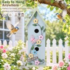 Hanging Birdhouse  Garden Decorative Wooden Bird House For Outdoor