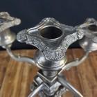 Antique Silver Plated 5 Candle Candelabra Made In England Late 19th Century