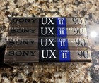 Sony Ux 90 Type Ii High Bias Blank Audio Cassette Tape Sealed Lot Of 4 New