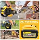 2x 12 0ah Battery For Dewalt 20v 60v For Dcb612 Flexvolt Li-ion Battery Dcb609-2