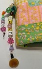 Quilted Pattern Flannel Pin Needle Book Sewing Notions Handmade 51